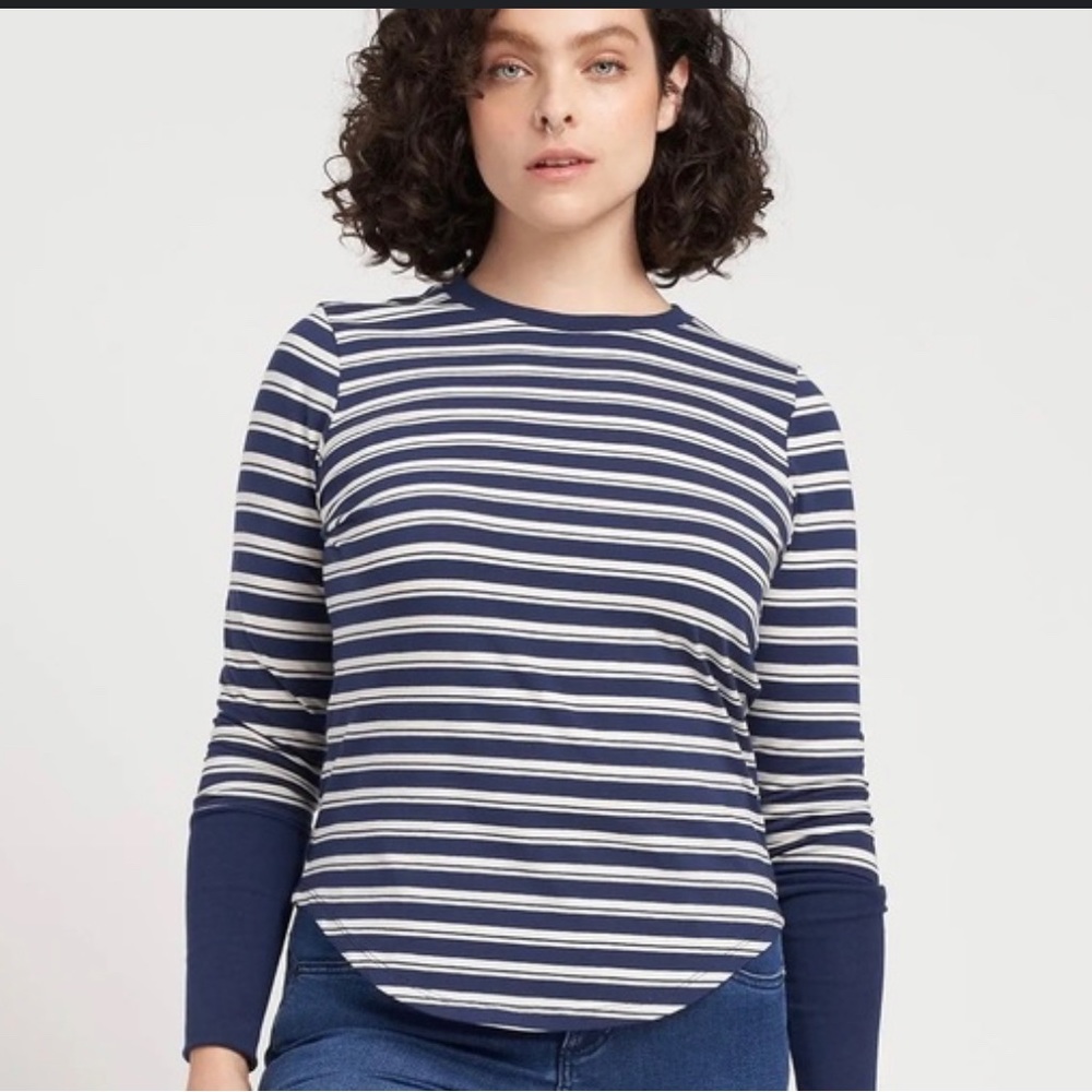 Universal Standard - Long Sleeve Rhine - Color Block - XS